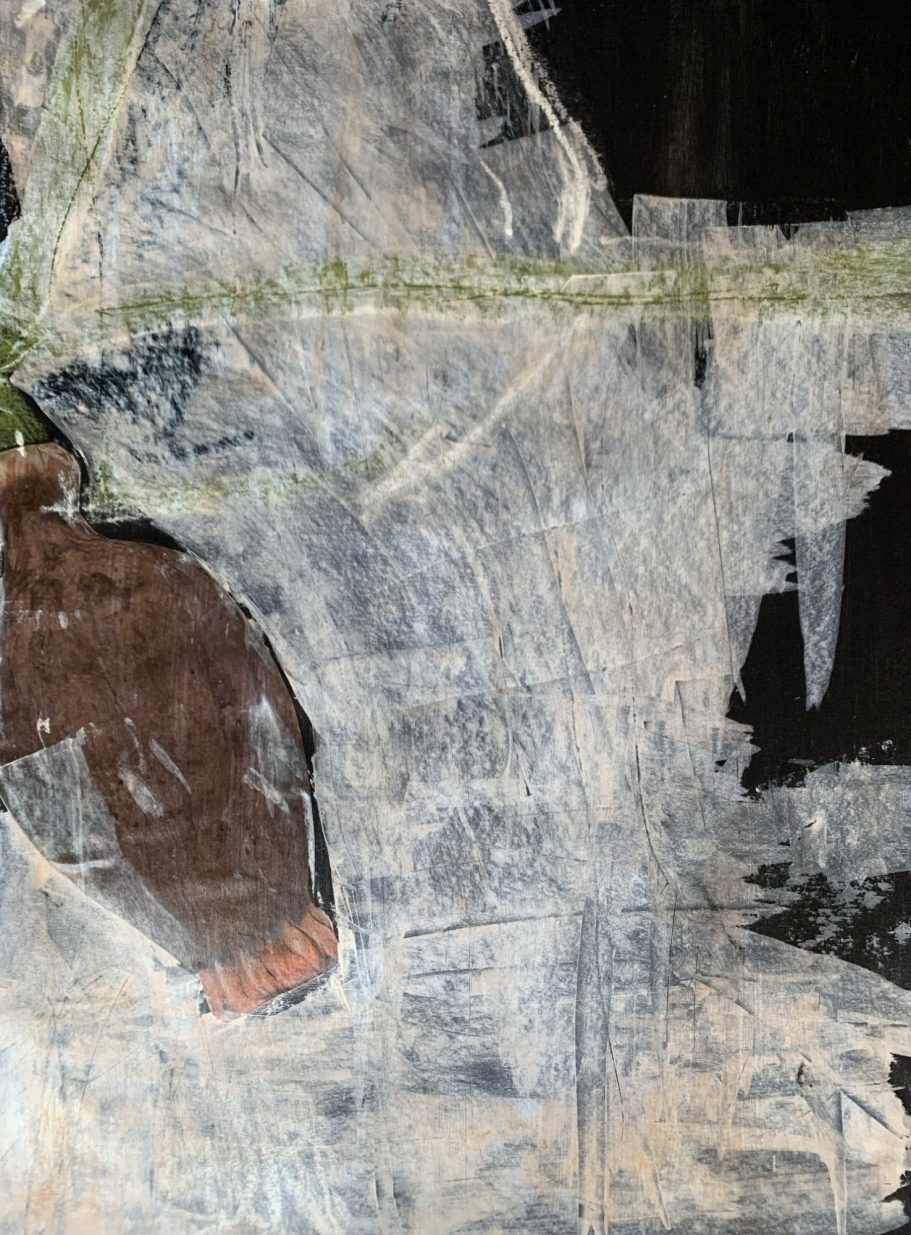 Mohnkapsel - Collage & Acryl Mohnkapsel - Collage & Acryl